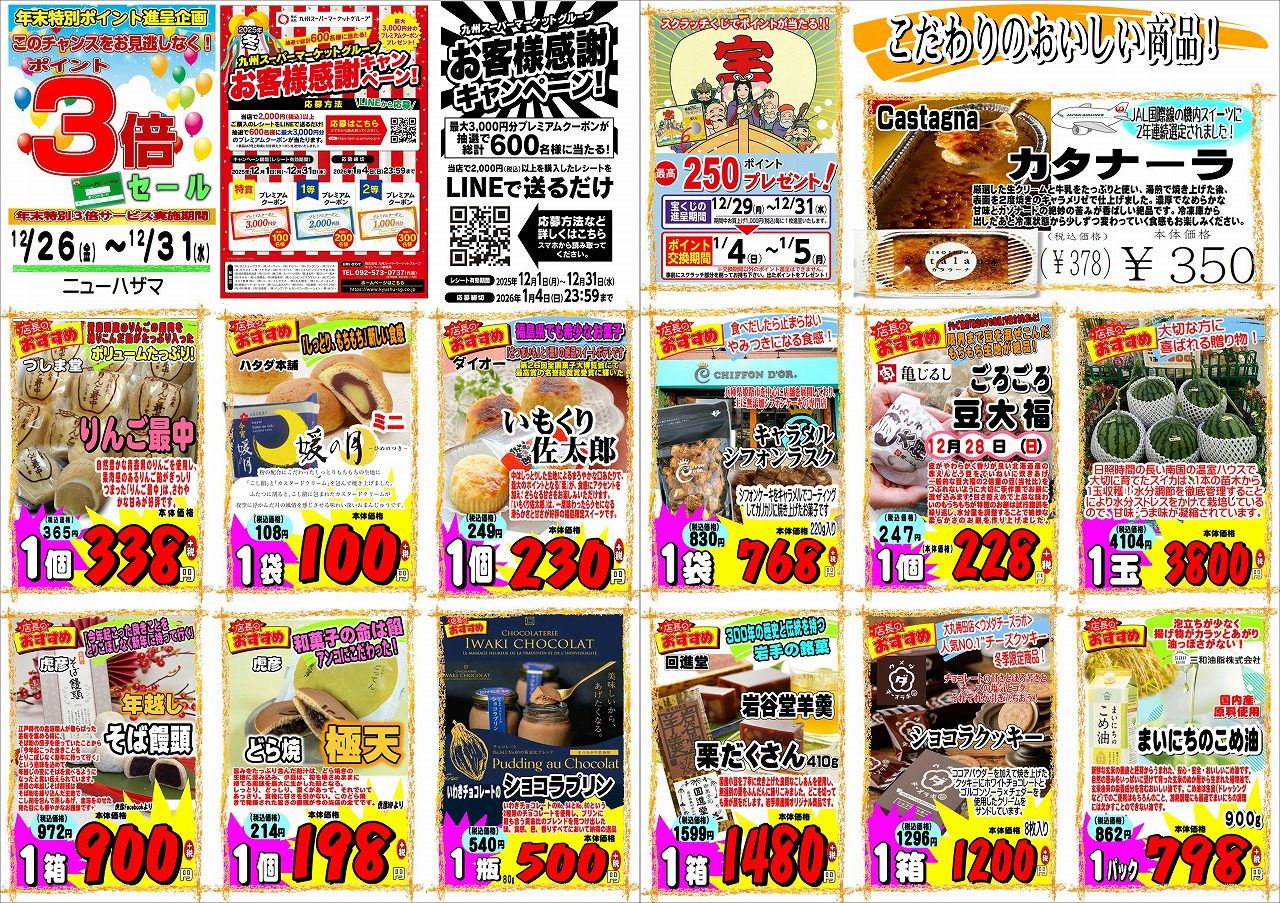 チラシ情報 | 大手門ニューハザマ